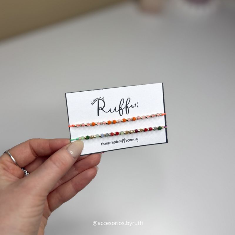 Pulsera colores x2