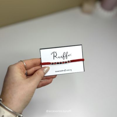 Pulsera ojitos turcos roja