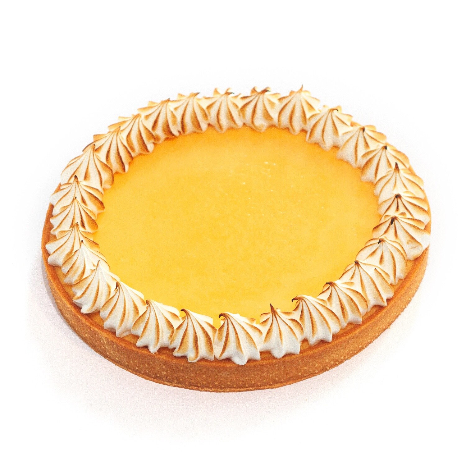 Satisfy your craving with our Lemony Meringue Tart - a masterpiece that combines the delicate allure of a buttery crust with the zesty embrace of luscious lemon curd. Crowned with torched meringue, it’s a harmonious blend of tanginess and sweetness that elevates dessert to a whole new level. This tart is a delightful indulgence that promises to brighten your day with its vibrant flavors. Perfect for Birthday celebration, gifting and sharing! Add on our complimentary birthday cookie topper, candle and knife for that extra birthday touch! Available for in store pick up and delivery.