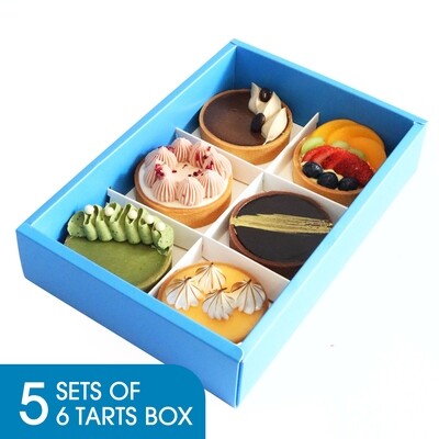 6 Tart Box Bundle (5 Sets)
