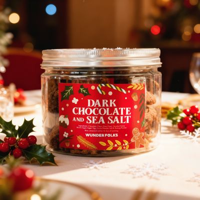 Dark Chocolate with Sea Salt Cookie