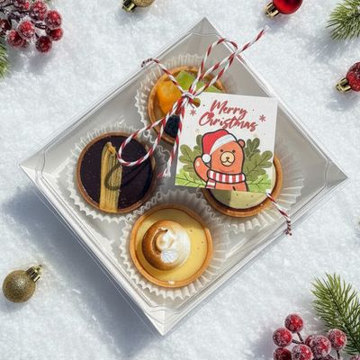 4 Pc Mini Tart Gift Box (5cm)