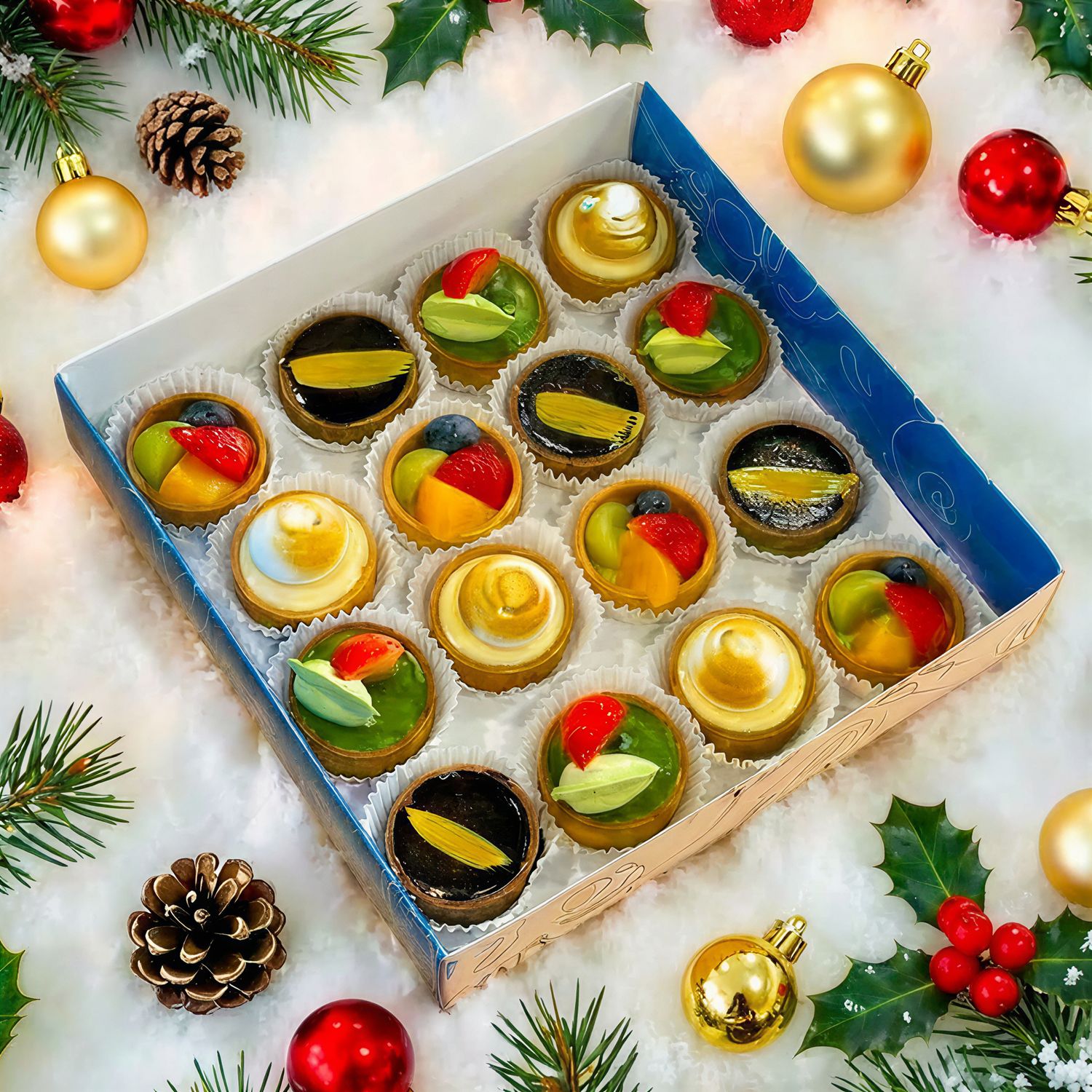 Christmas Mini Tart Platter (Approx 5cm each)