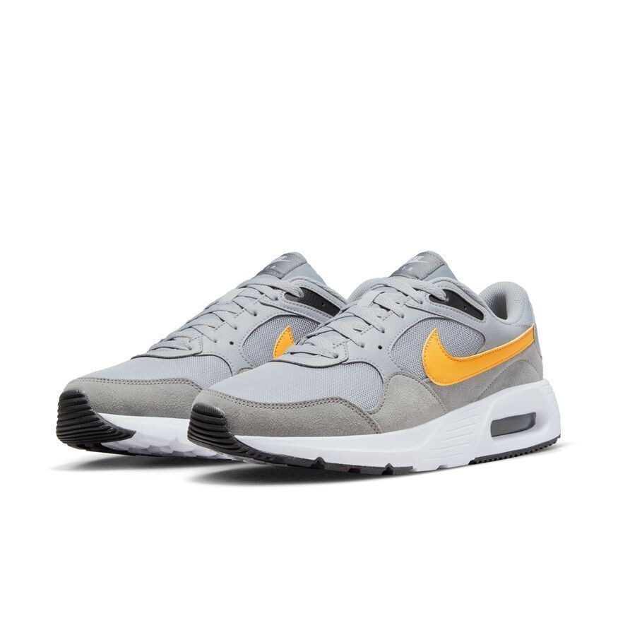 Nike AIR MAX SC Men's Grey Yellow Lace Up Athletic Running Sneakers