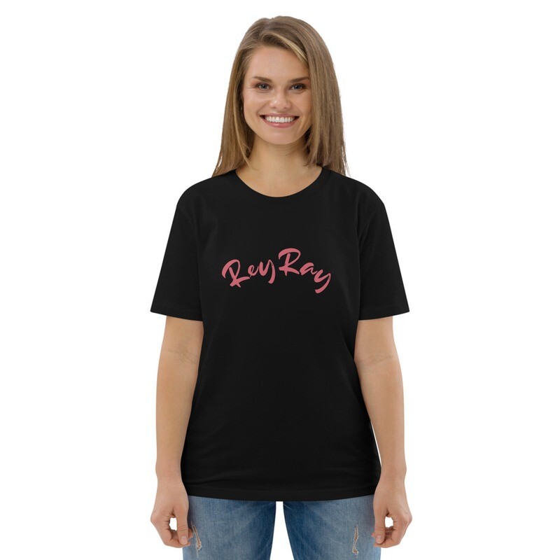 ReyRay Unisex organic cotton logo t-shirt
