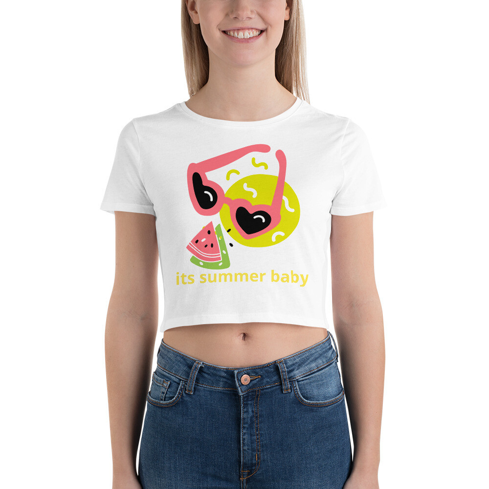  summer Baby Crop Tee