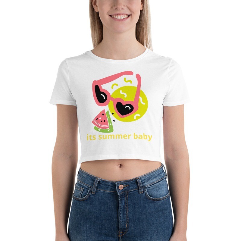  summer Baby Crop Tee