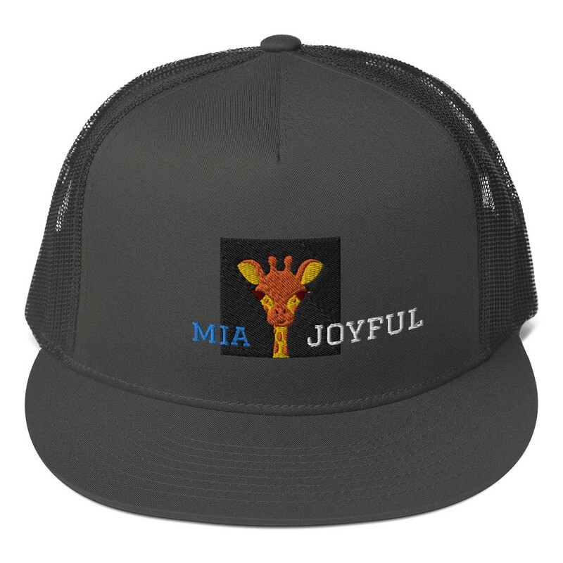 Joyful Giraffe Mesh Back Snapback