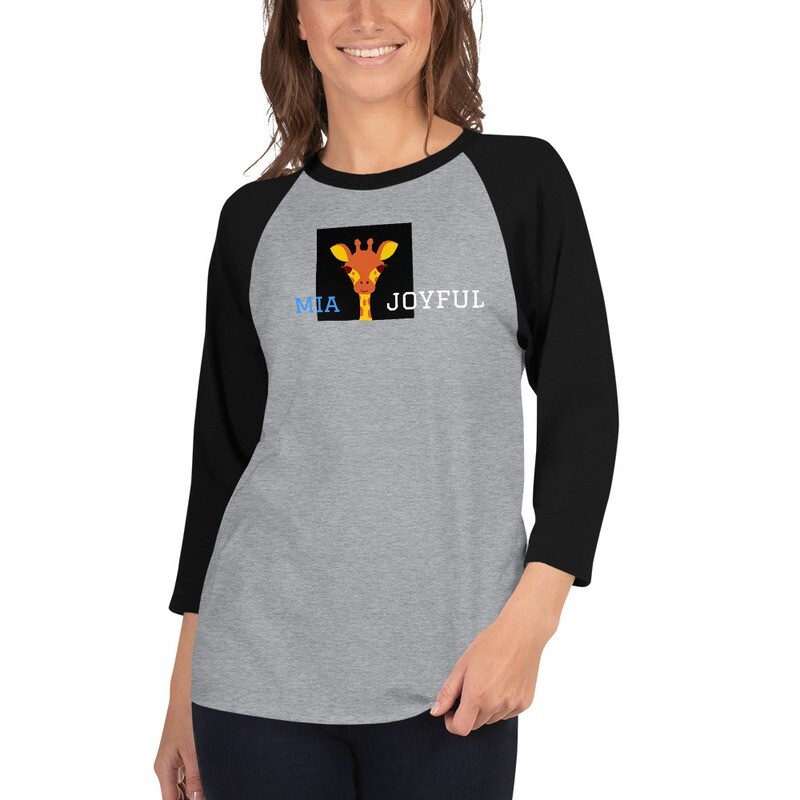3/4 sleeve raglan shirt