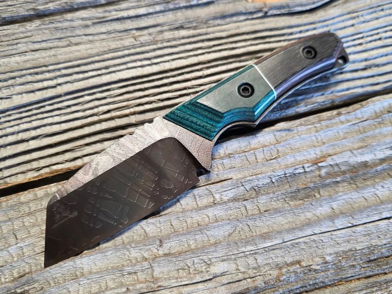 Teal/ Black and Red