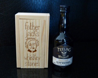 Father Jack Whiskey Stones and Teeling Whiskey Gift Set