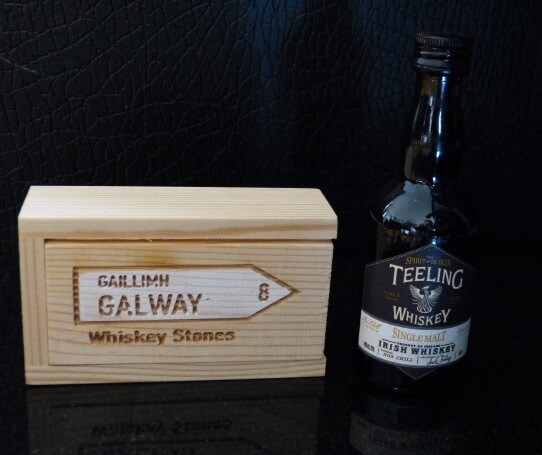 Galway Whiskey Stones and Teeling Whiskey Gift Set