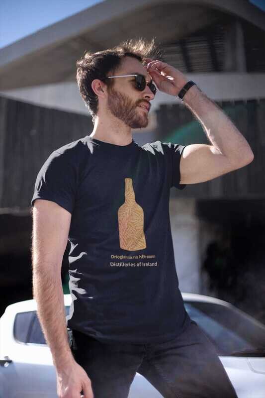 Round Neck Irish Distilleries T-Shirt Black