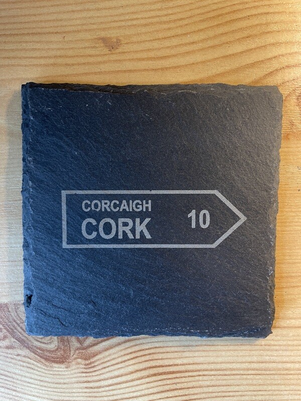 Personalised place name coasters