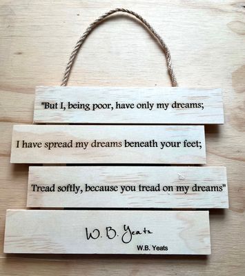 “Tread Softly” – Wooden Hanging Sign