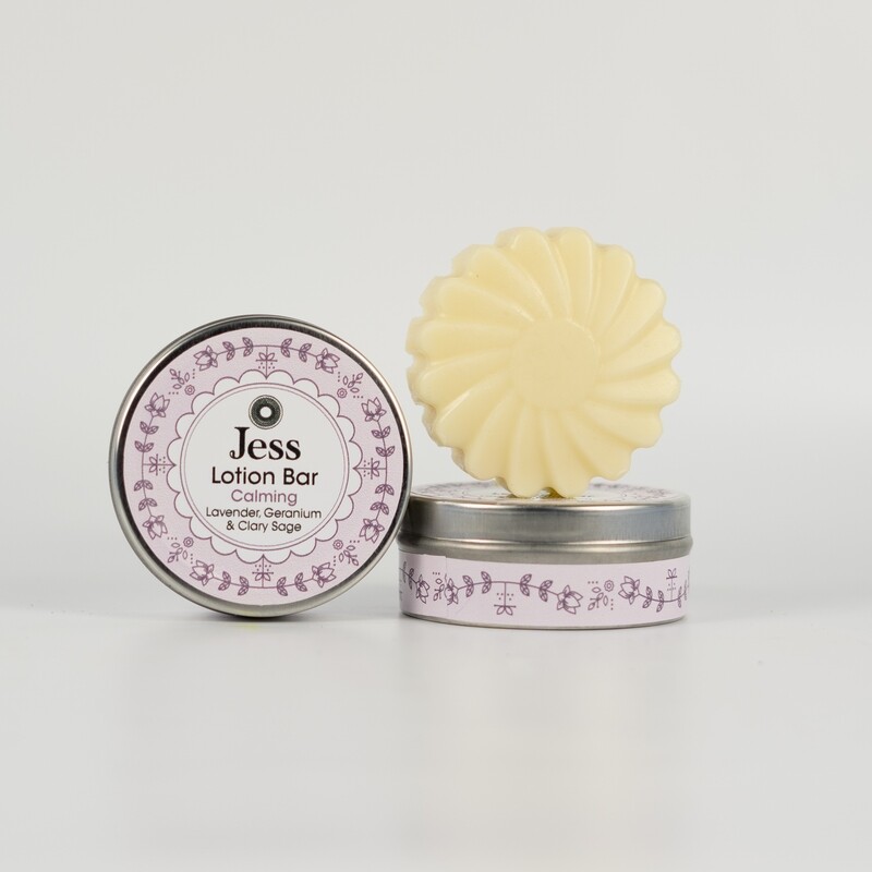 Lavender, Geranium, Clary Sage Lotion Bar