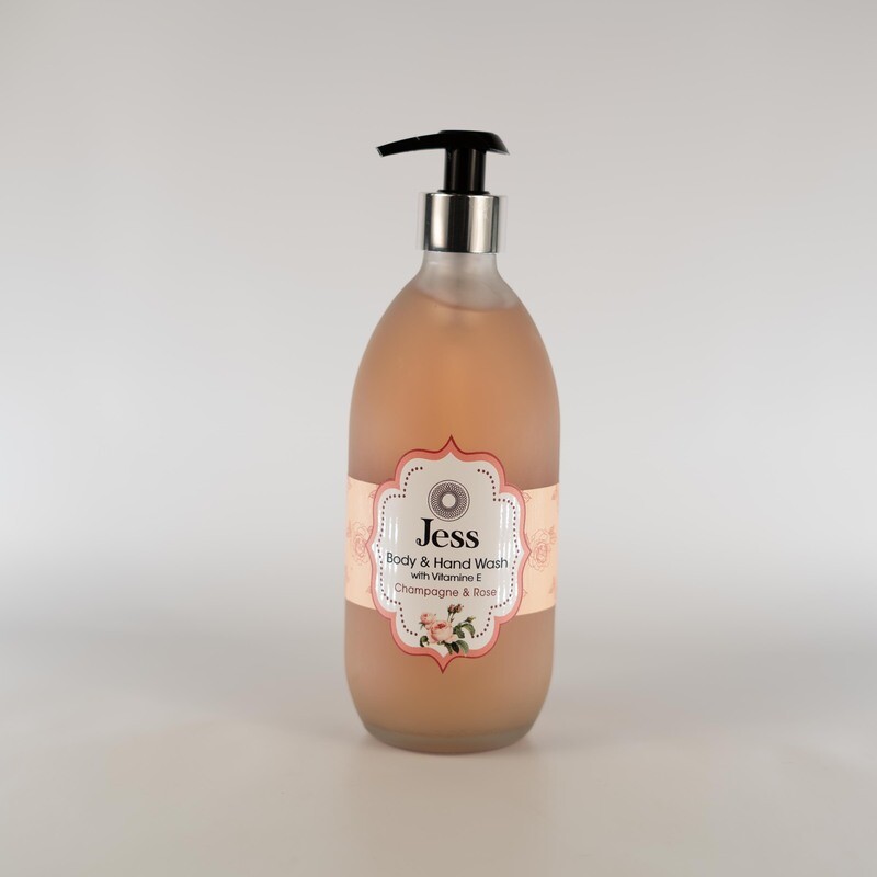 Champagne &amp; Rose Hand &amp; Body Wash 500ml