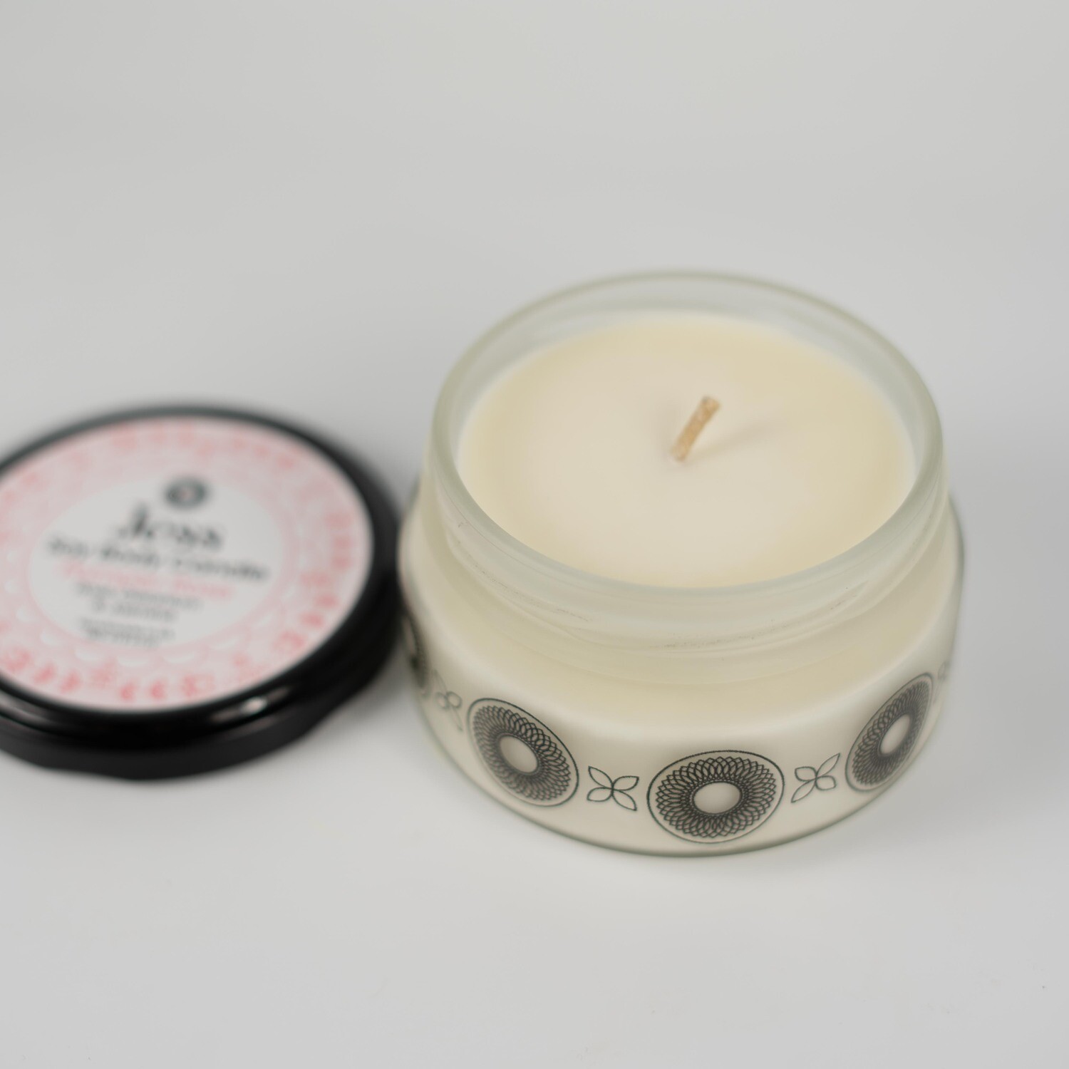Pamper Rose Soy Wax Body Candles 240ml