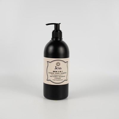 Shower, Shave, Shampoo Wash 500ml