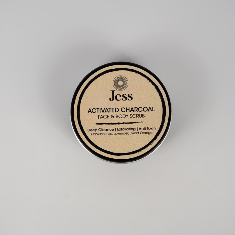 Charcoal Face &amp; Body Scrub