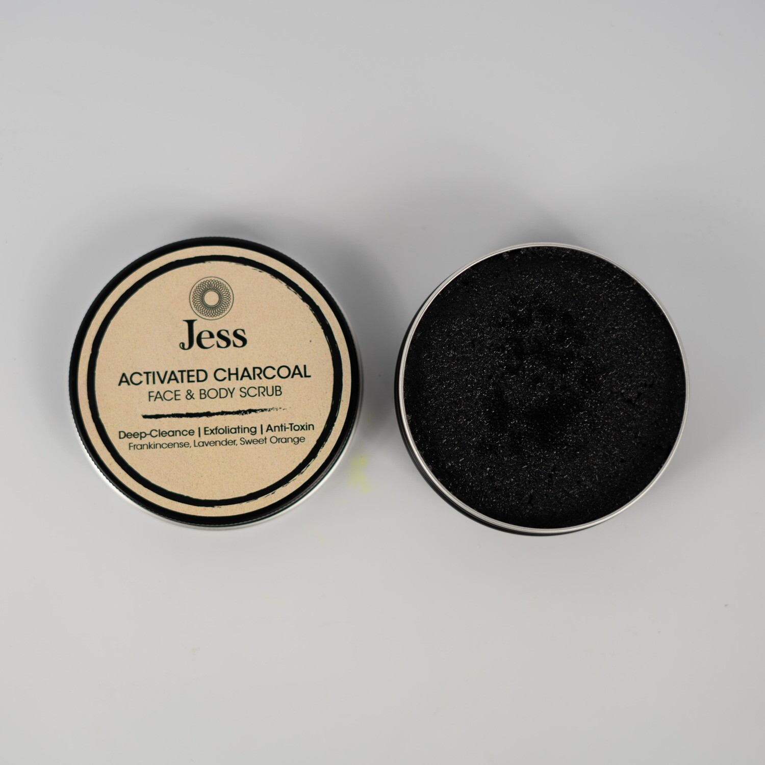 Charcoal Face &amp; Body Scrub