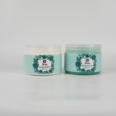 Body Scrub &amp; Butter 300ml Combo