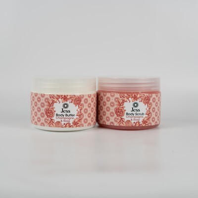 Body Scrub &amp; Butter 300ml Combo