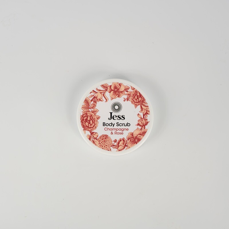 Champagne &amp; Rose Body Scrub 100ml