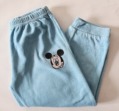 DISNEY - Pantalon bleu velours Mickey - 36 mois