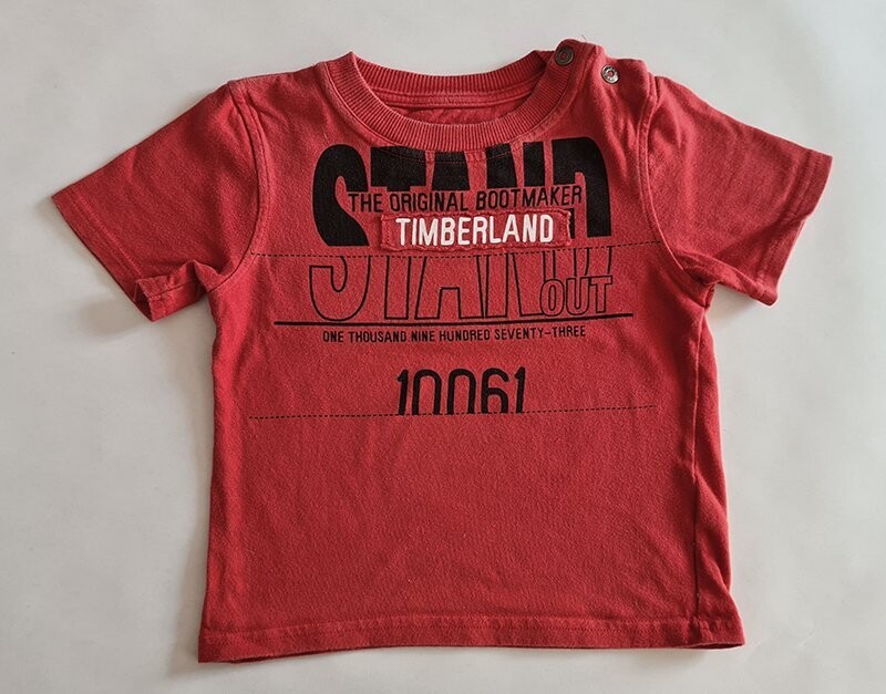 TIMBERLAND - Tee-shirt MC rouge Timberland - 2 ans