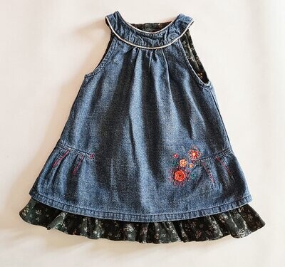 SERGENT MAJOR - Ensemble robe en jean et blouse - 9 mois