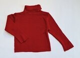 AUTRE - Pull cotelé rouge à col roulé - 3 ans