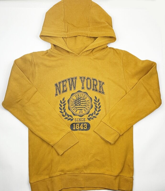 KIABI - Sweat jaune New York - 12 ans