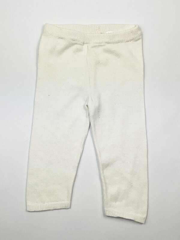 KIABI - pantalon blanc en tricot - 9 mois