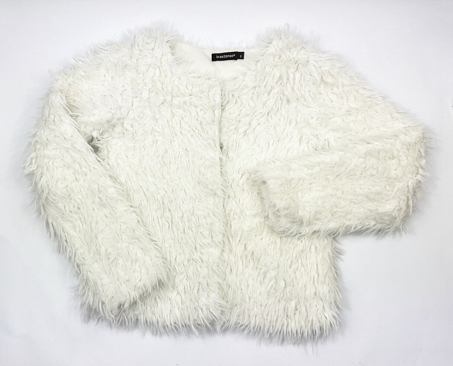 IN EXTENSO - Gilet fausse fourrure blanc - 8 ans