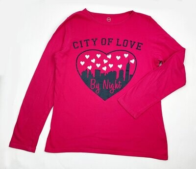 CARREFOUR - Haut de pyjama rose city of love by night - 12 ans