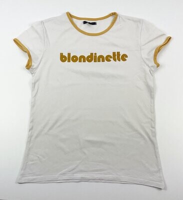 KIABI - Tee-shirt MC blanc blondinette - 14 ans