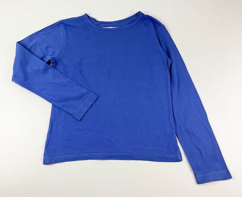 IN EXTENSO - Tee shirt ML bleu basique - 10 ans