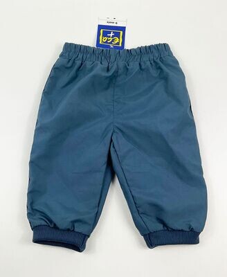 PLUS - pantalon doublé neuf étiqueté bleu marine taille élastique - 9 mois