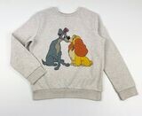 DISNEY - Sweat beige clair Belle et le Clochard - 8 ans