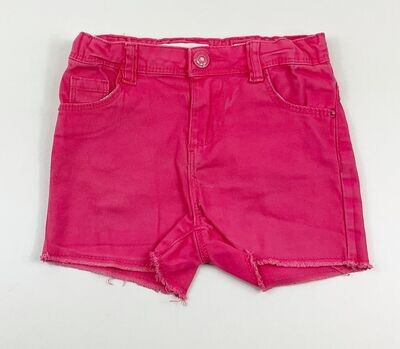 IN EXTENSO - Short court en jean rose - 5 ans