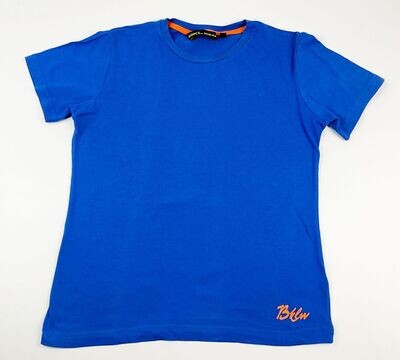 BKL WEAR - tee-shirt MC uni bleu roi - 12 ans