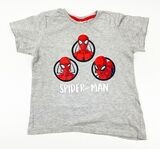 MARVEL - Tee-shirt MC gris trio de Spiderman - 5 ans