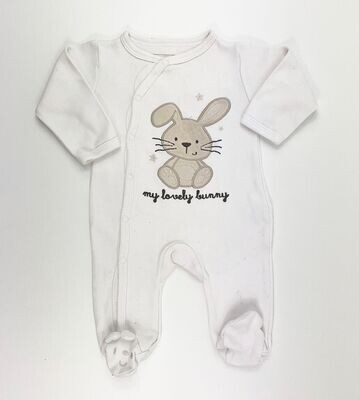 IN EXTENSO - Pyjama blanc my lovely bunny - 1 mois