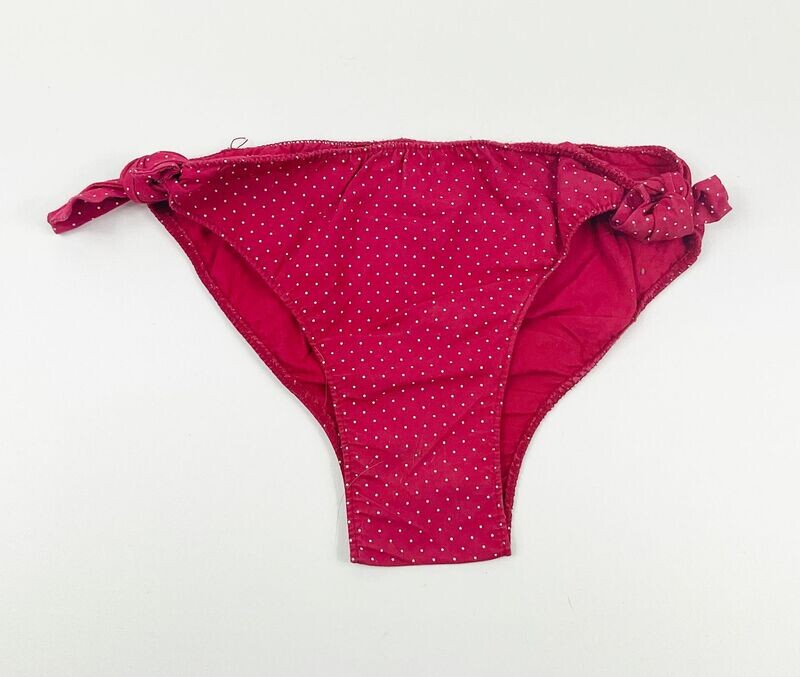 BOUT'CHOU - Culotte de bain rouge à pois - 24 mois