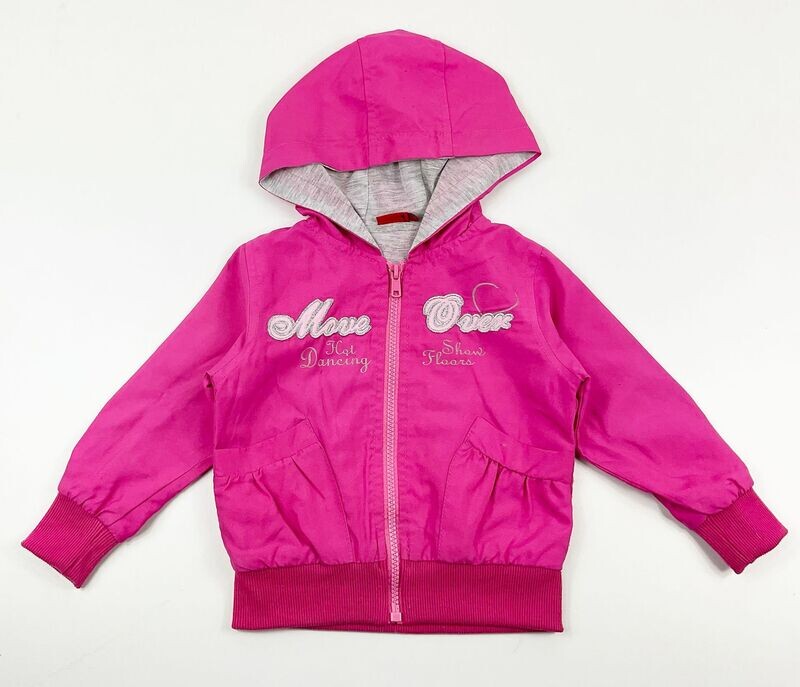 TISSAIA - Manteau léger rose move over à capuche  - 2 ans