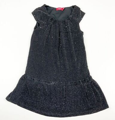 TISSAIA - Robe de fête noir brillante MC - 6 ans