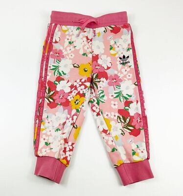 ADIDAS - pantalon jogging fleuri rose taille élastique - 2 ans