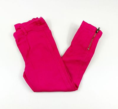 PLUS - Jegging long rose ouverture zippée - 4 ans