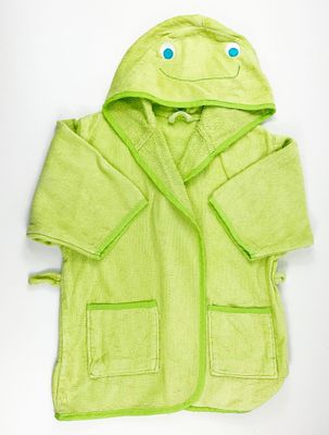 CARREFOUR - Peignoir grenouille vert - 2/4 ans